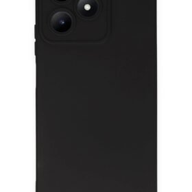 Realme C53 Kılıf Nano içi Kadife Silikon - Siyah-(5796)