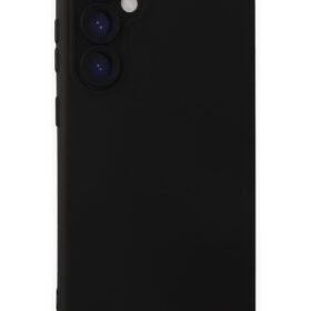 Samsung Galaxy S23 FE Kılıf Nano içi Kadife Silikon - Siyah-(5796)