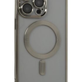 iPhone 14 Pro Max Kılıf Kross Magneticsafe Kapak - Titan Gri-(5796)