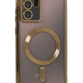 Samsung Galaxy Note 20 Ultra Kılıf Kross Magneticsafe Kapak - Gold-(5796)