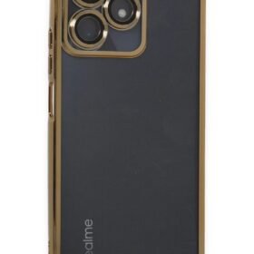 Realme C53 Kılıf Lensli Silikon - Gold-(5796)