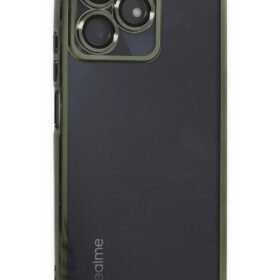 Realme C53 Kılıf Lensli Silikon - Yeşil-(5796)