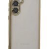 Samsung Galaxy S23 FE Kılıf Lensli Silikon - Gold-(5796)