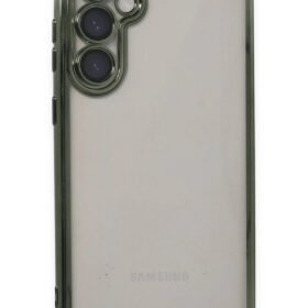 Samsung Galaxy S23 FE Kılıf Lensli Silikon - Yeşil-(5796)