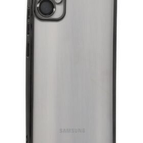Samsung Galaxy A05 Kılıf Lensli Silikon - Siyah-(5796)