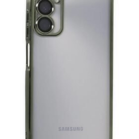 Samsung Galaxy A05S Kılıf Lensli Silikon - Yeşil-(5796)
