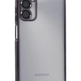 Samsung Galaxy A05S Kılıf Lensli Silikon - Mor-(5796)