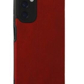 Samsung Galaxy A05S Kılıf Loop Deri Silikon - Kırmızı-(5796)