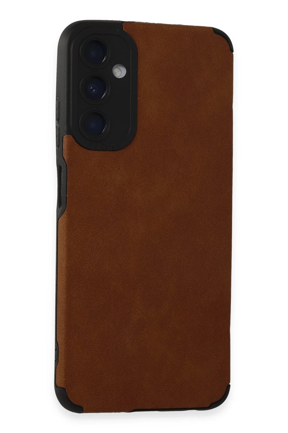 Samsung Galaxy A05S Kılıf Loop Deri Silikon - Kahverengi-(5796)