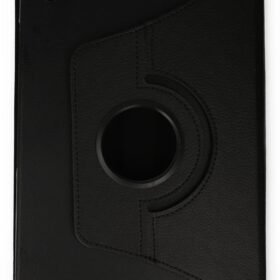 Samsung Galaxy Tab A9 Plus Kılıf 360 Tablet Deri Kılıf - Siyah-(5796)