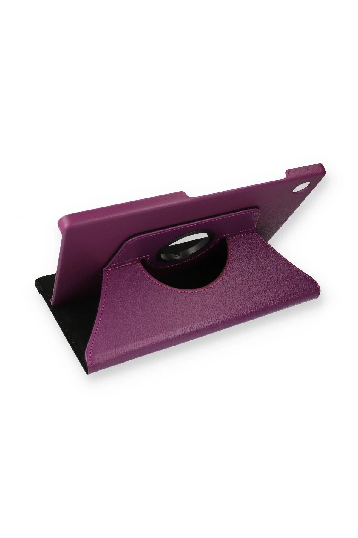 Samsung Galaxy Tab A9 Plus Kılıf 360 Tablet Deri Kılıf - Mürdüm-(5796) - Görsel 2