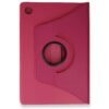 Samsung Galaxy Tab A9 Plus Kılıf 360 Tablet Deri Kılıf - Pembe-(5796)