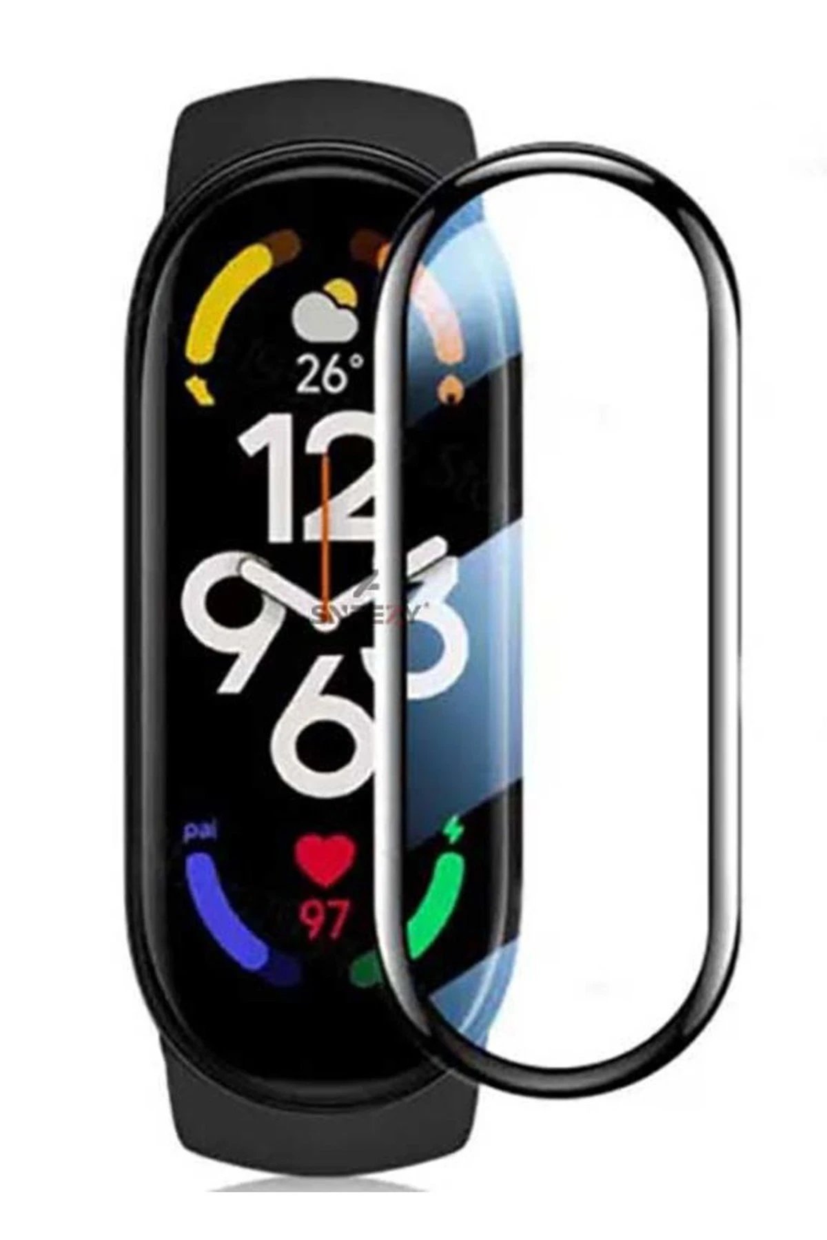 Xiaomi Mi Band 8 Polymer Nano Ekran Koruyucu - Şeffaf-(5796)