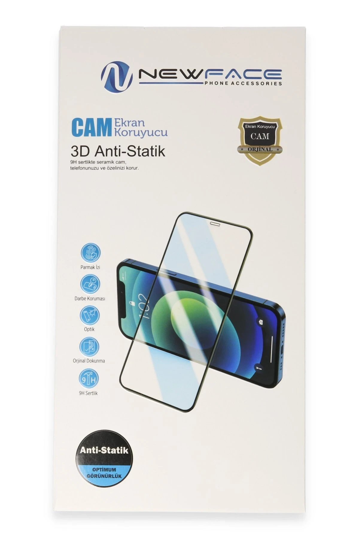 Samsung Galaxy S23 3D Antistatik Cam Ekran Koruyucu-(5796) - Görsel 3