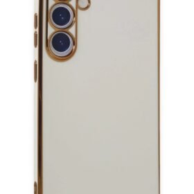 Samsung Galaxy S24 Plus Kılıf Volet Silikon - Beyaz-(5796)