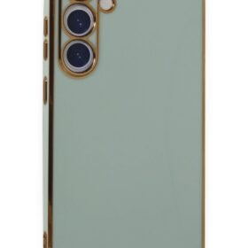 Samsung Galaxy S24 Plus Kılıf Volet Silikon - Açık Yeşil-(5796)