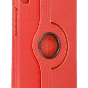 Samsung Galaxy X510 Tab S9 FE 11 Kılıf 360 Tablet Deri Kılıf - Kırmızı-(5796)