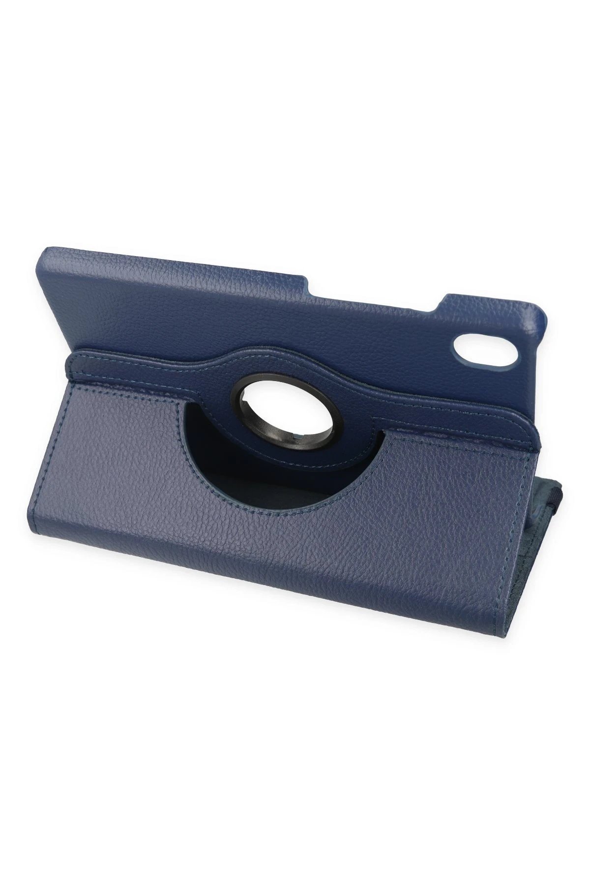 Samsung Galaxy X510 Tab S9 FE 11 Kılıf 360 Tablet Deri Kılıf - Lacivert-(5796) - Görsel 3