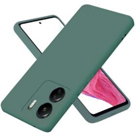 Xiaomi Redmi 13C Kılıf First Silikon - Koyu Yeşil-(5796)