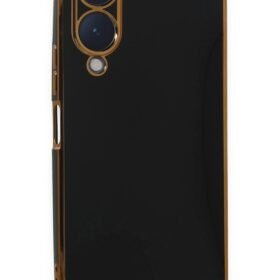 Vivo Y17S Kılıf Volet Silikon - Siyah-(5796)