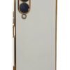 Vivo Y17S Kılıf Volet Silikon - Beyaz-(5796)
