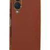 Vivo Y17S Kılıf Volet Silikon - Kırmızı-(5796)