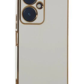 Vivo Y27 Kılıf Volet Silikon - Beyaz-(5796)