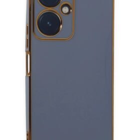 Vivo Y27 Kılıf Volet Silikon - Mavi-(5796)
