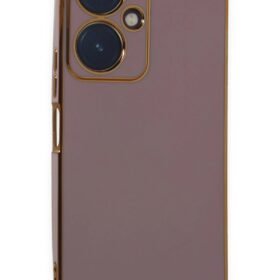 Vivo Y27 Kılıf Volet Silikon - Mor-(5796)