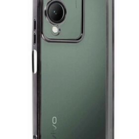 Vivo Y17S Kılıf Lensli Silikon - Siyah-(5796)