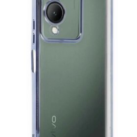 Vivo Y17S Kılıf Lensli Silikon - Açık Mavi-(5796)