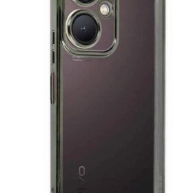 Vivo Y27 Kılıf Lensli Silikon - Yeşil-(5796)