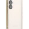 Samsung Galaxy S24 Kılıf Lensli Silikon - Gold-(5796)