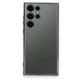 Samsung Galaxy S24 Ultra Kılıf Lensli Silikon - Siyah-(5796)