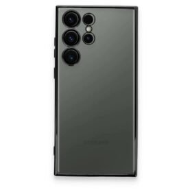 Samsung Galaxy S24 Ultra Kılıf Lensli Silikon - Yeşil-(5796)