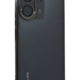 Xiaomi Redmi 13C Kılıf Lensli Silikon - Siyah-(5796)