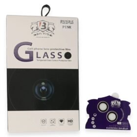 iPhone 15 Bilvis Titan Kamera Lens - Pembe-(5796)