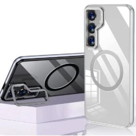 Samsung Galaxy S24 Crystal Magsafe Kapak - Şeffaf-(5796)