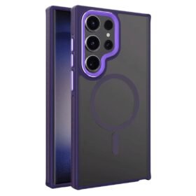 Samsung Galaxy S23 Ultra Winner Magsafe Kapak - Derin Mor-(5796)