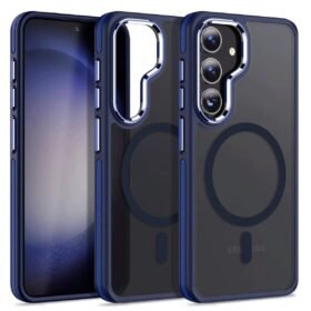 Samsung Galaxy S24 Winner Magsafe Kapak - Lacivert-(5796)