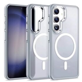 Samsung Galaxy S24 Winner Magsafe Kapak - Gri-(5796)