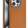 iPhone 14 Pro Kılıf Wonder Deri Magsafe Kapak - Kahverengi-(5796)