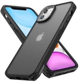 iPhone 11 Kılıf Elegant Kapak - Siyah-(5796)