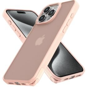 iPhone 14 Pro Kılıf Elegant Kapak - Pudra-(5796)