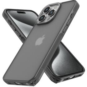iPhone 14 Pro Kılıf Elegant Kapak - Titan Gri-(5796)