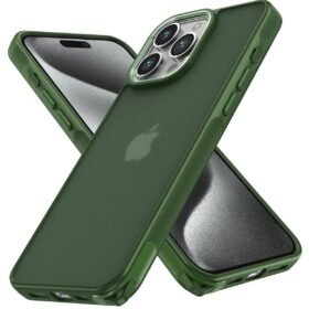 iPhone 14 Pro Max Kılıf Elegant Kapak - Yeşil-(5796)