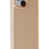 iPhone 15 Kılıf Elegant Kapak - Pudra-(5796)