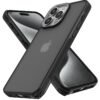 iPhone 15 Pro Kılıf Elegant Kapak - Siyah-(5796)
