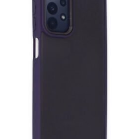 Samsung Galaxy A23 4G Kılıf Elegant Kapak - Derin Mor-(5796)
