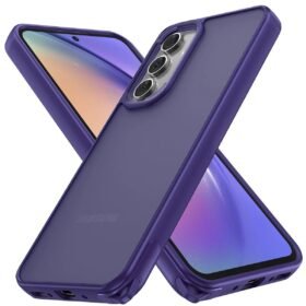 Samsung Galaxy A14 4G Kılıf Elegant Kapak - Derin Mor-(5796)